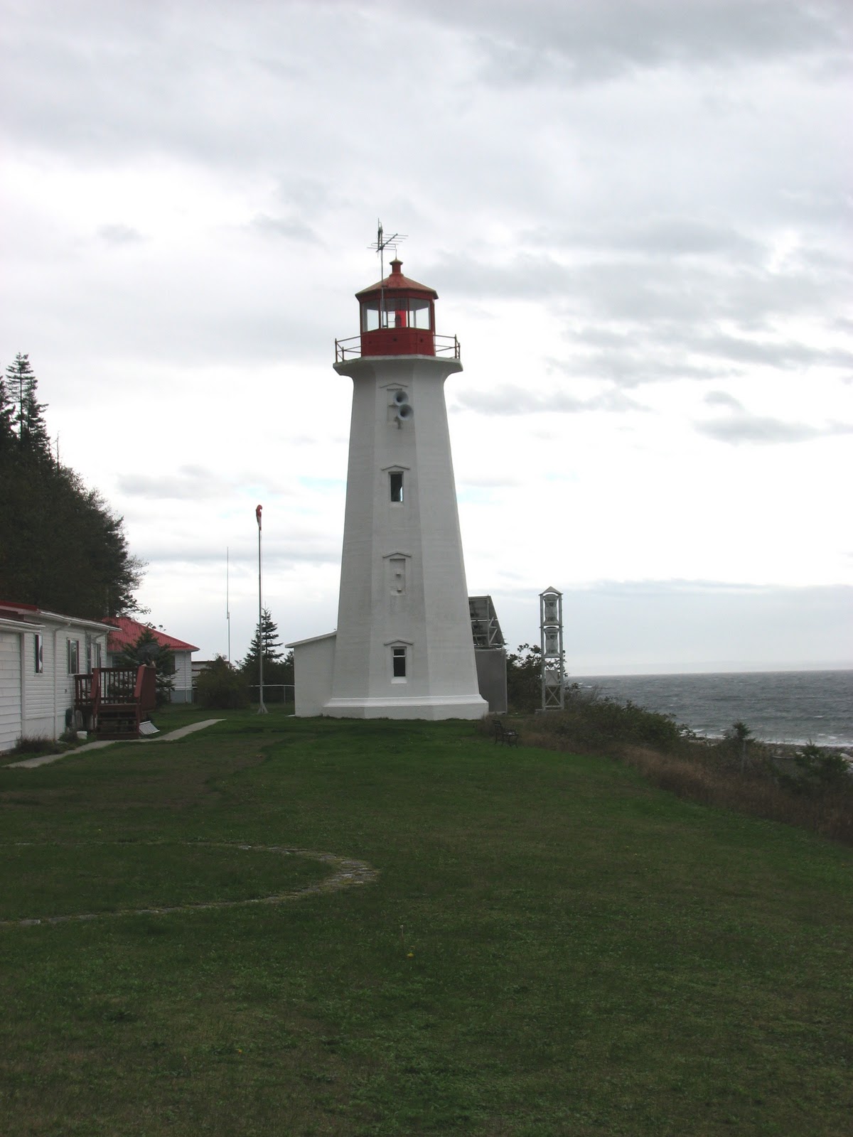 Still Life With Birder Cape Mudge Lighthouse