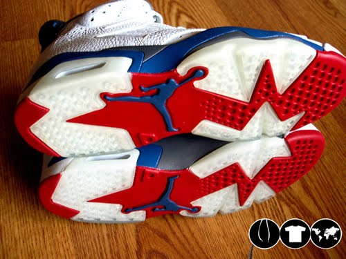 jordan 6 red white and blue