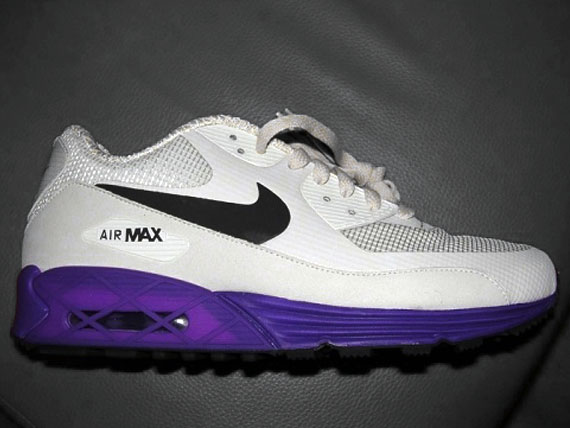 SoleSurvivor Detroit: Nike Air Max+90 Lunar â White/Purple (Sample)