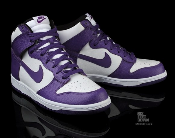 SoleSurvivor Detroit: Nike Dunk High White Varsity Purple Be True to ...