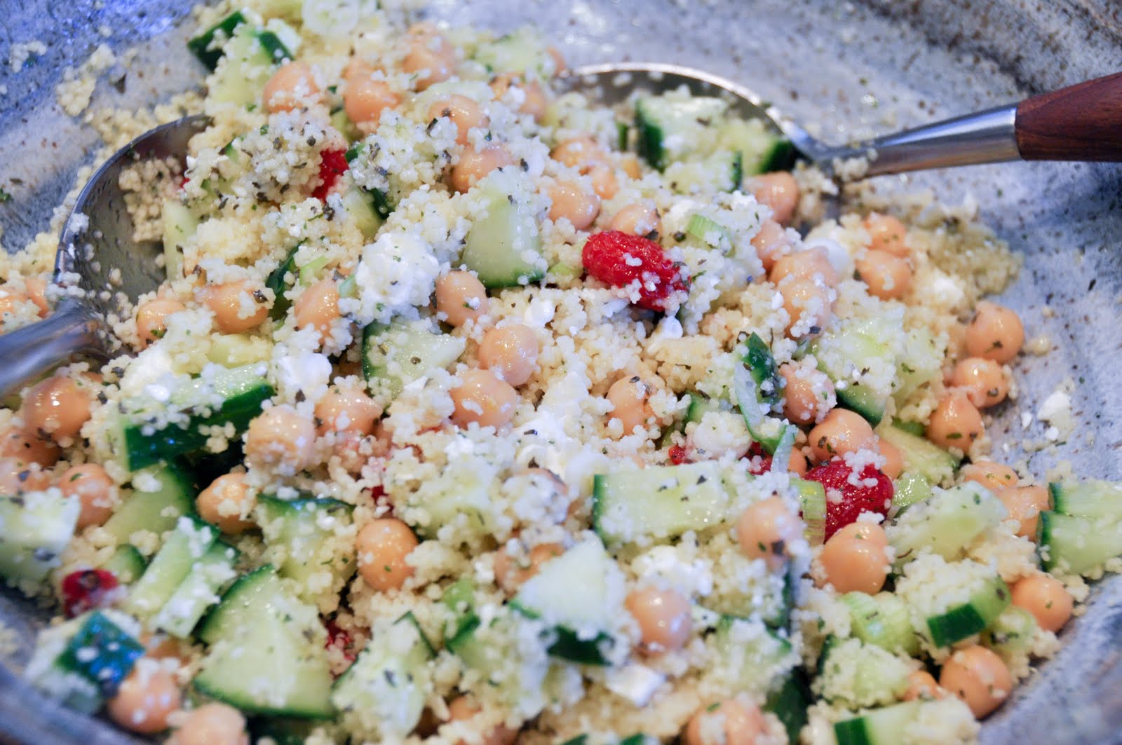 FEAST EVERYDAY Couscous Chickpea Salad