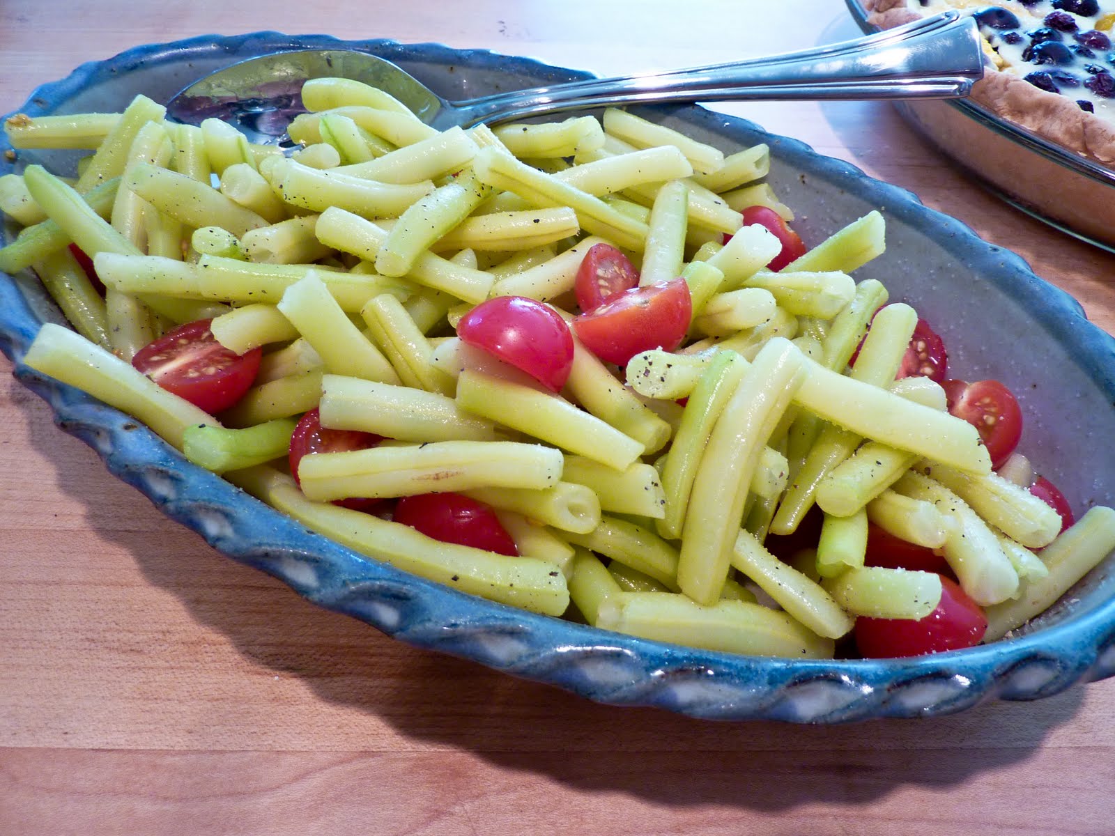 FEAST EVERYDAY Yellow Wax Bean and Cherry Tomato Salad