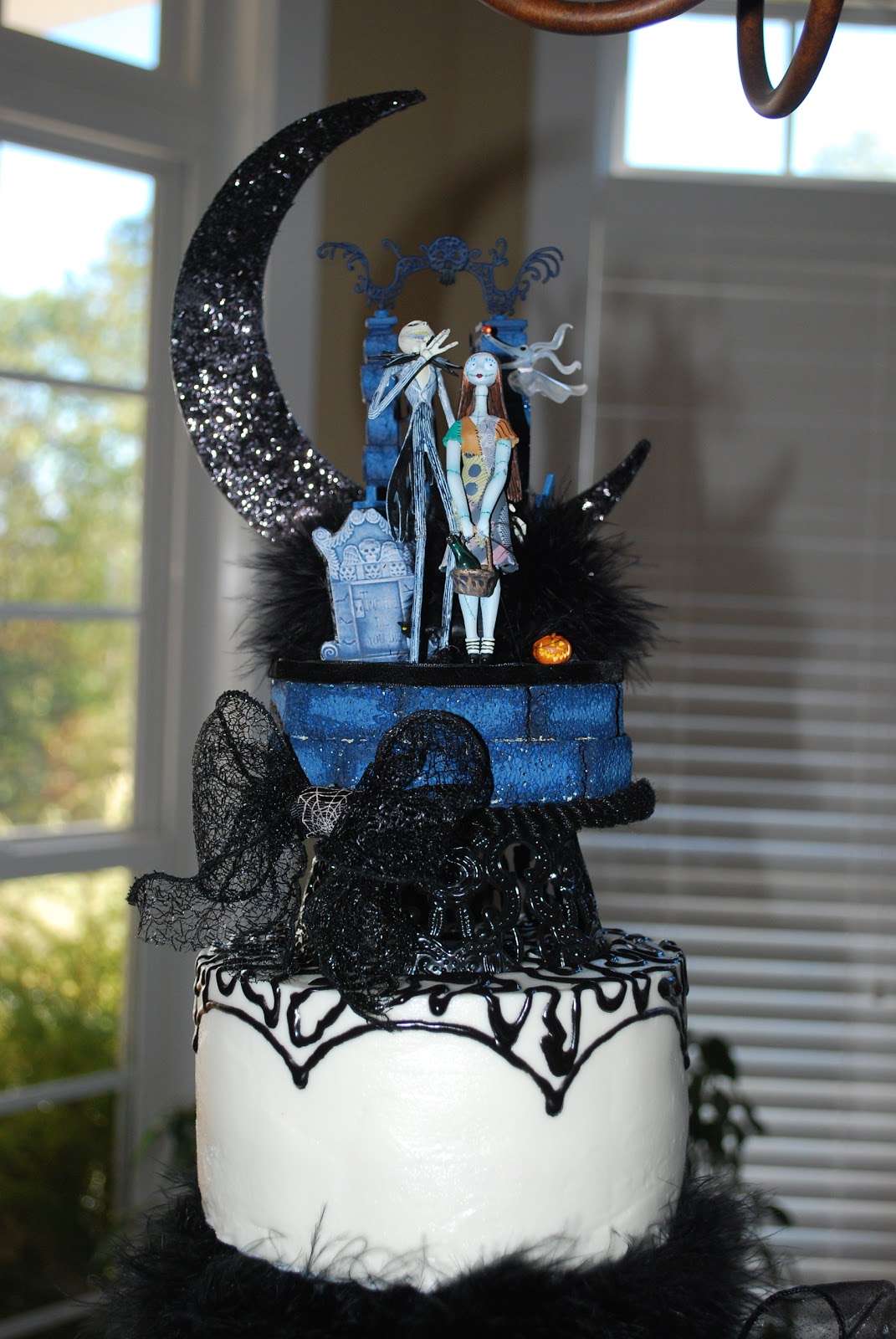 Birthday Cake Center Nightmare Before Christmas
