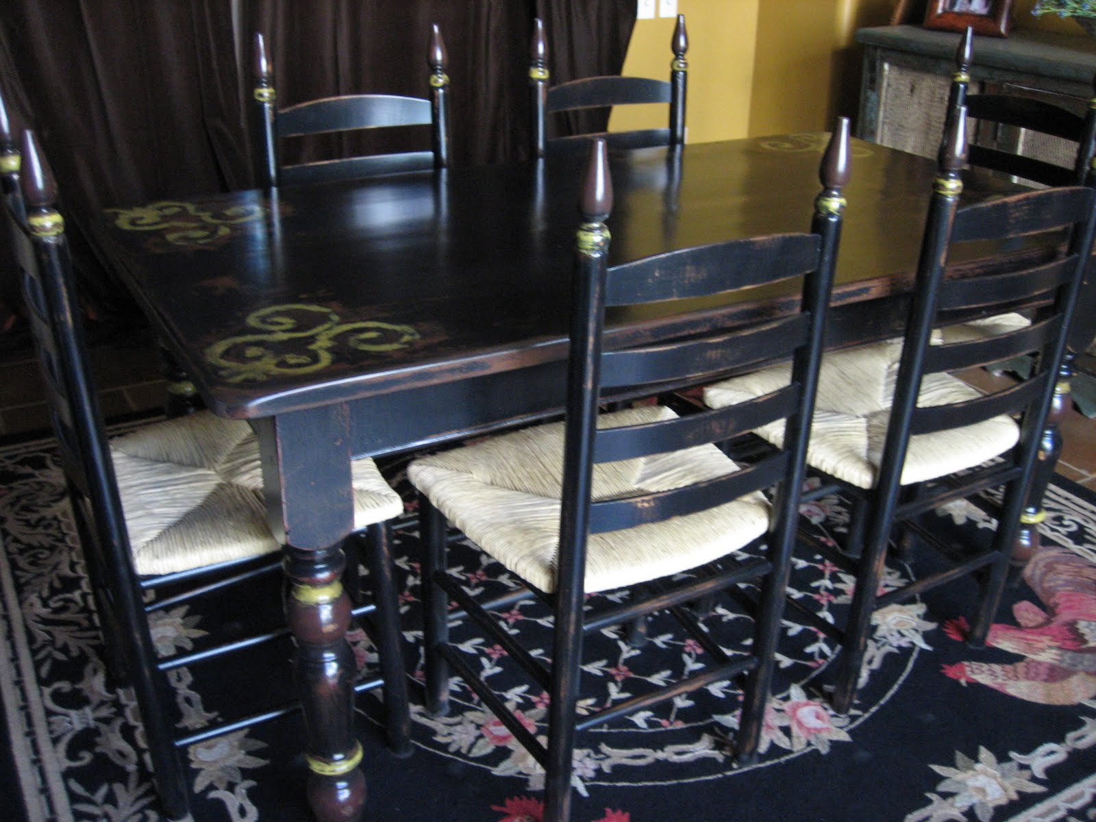 Black Dining Table