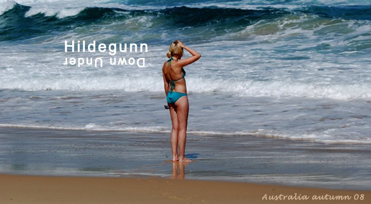 Hildegunn down under