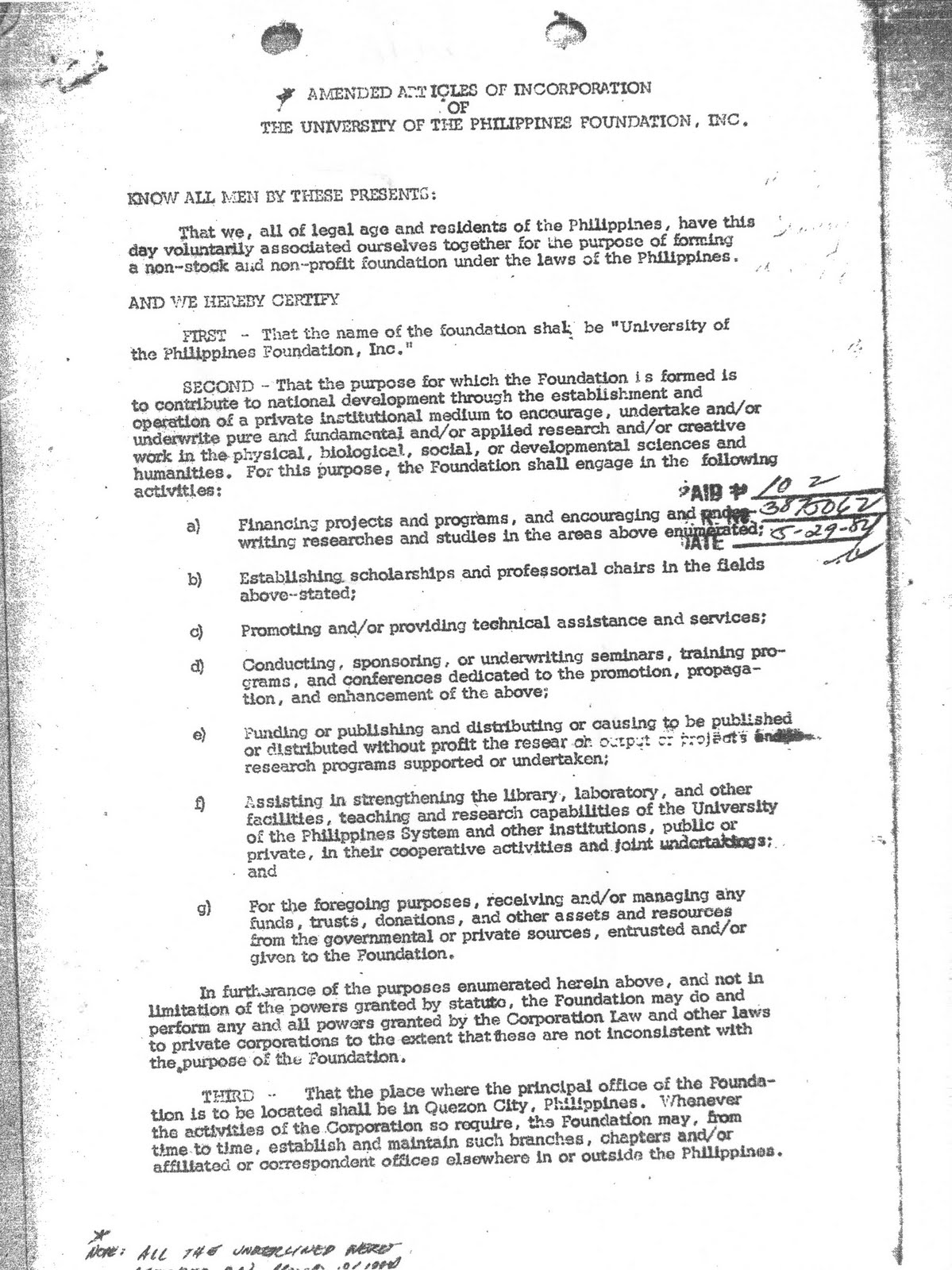 Conflict between articles of incorporation and bylaws picture