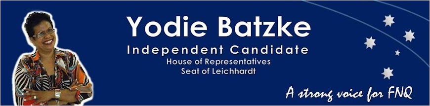 Yodie Batzke Independent Candidate for Leichhardt