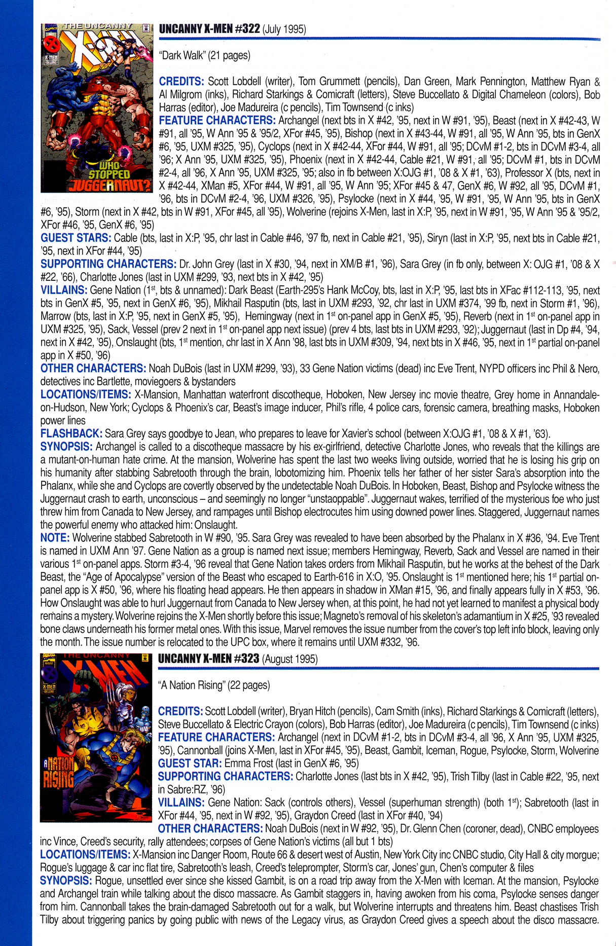 Read online Official Index to the Marvel Universe comic -  Issue #8 - 58