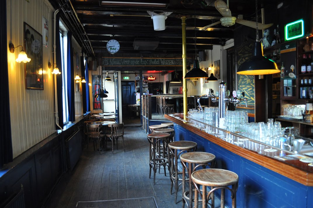 Cycling without a helmet: Contender for Best Local bar - Cafe De Uyl