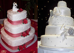 kue pengantin pernikahan bolu desain putih dekorasi trend kini masa cake deco flowers merah maharani