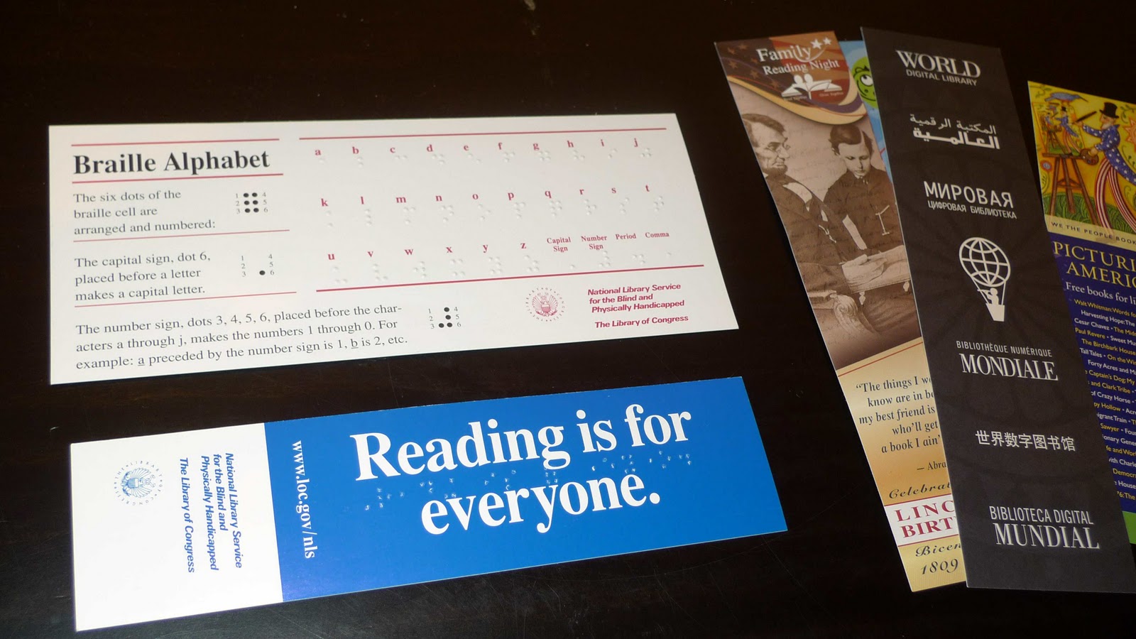 Lost in Translation National Book Festival Bookmarks
