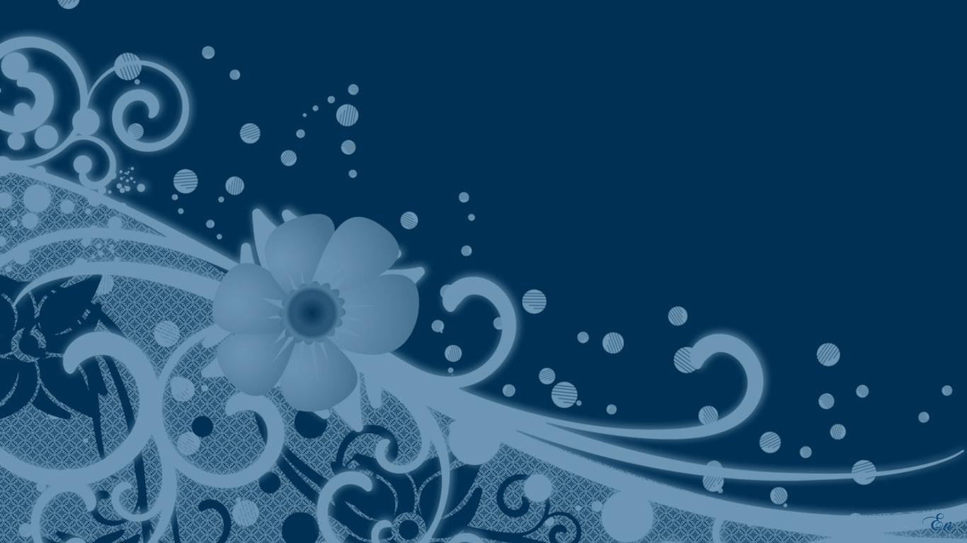 pic new posts: Wallpaper Blue Floral
