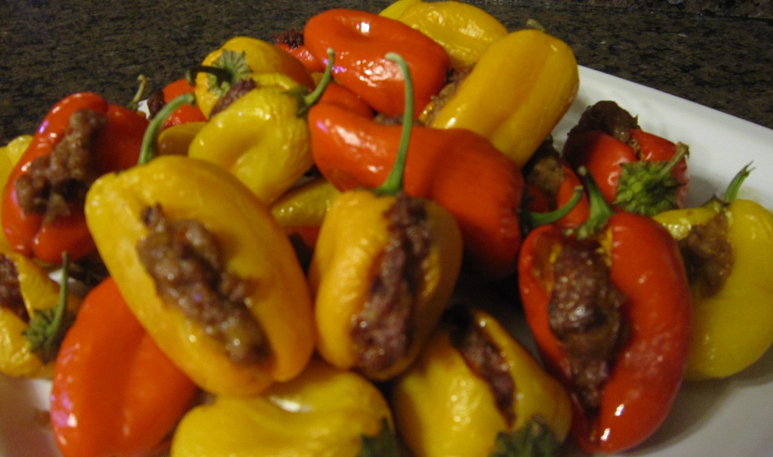Lisa in the Kitchen? CHORIZOSTUFFED MINI PEPPERS