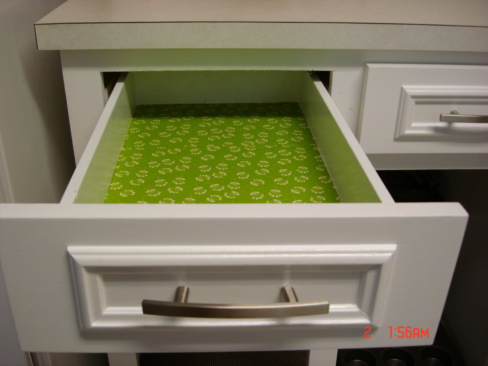 The Crafty Crystal Modge Podge Kitchen Drawers )
