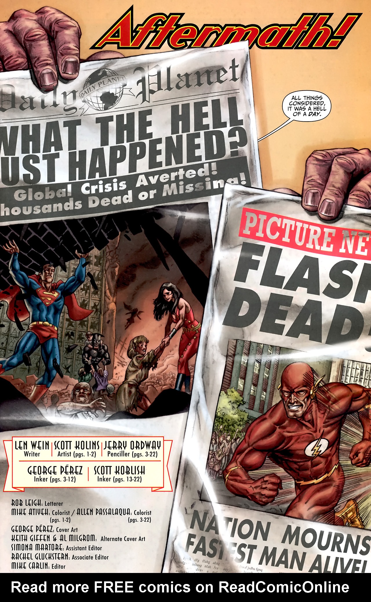 Read online DCU: Legacies comic -  Issue #6 - 2
