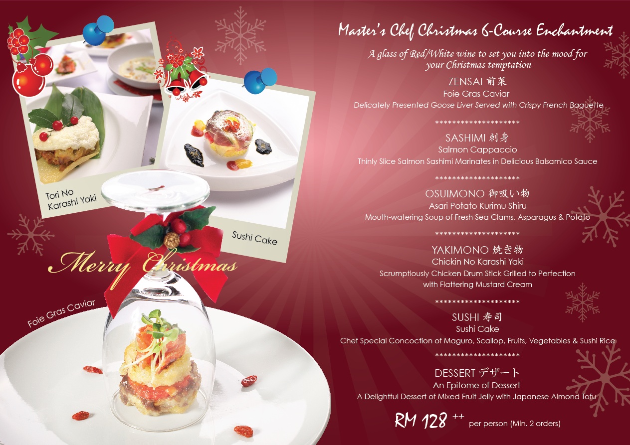 Christmas Meal @ Nagomi Japanese Restaurant Jaya 33