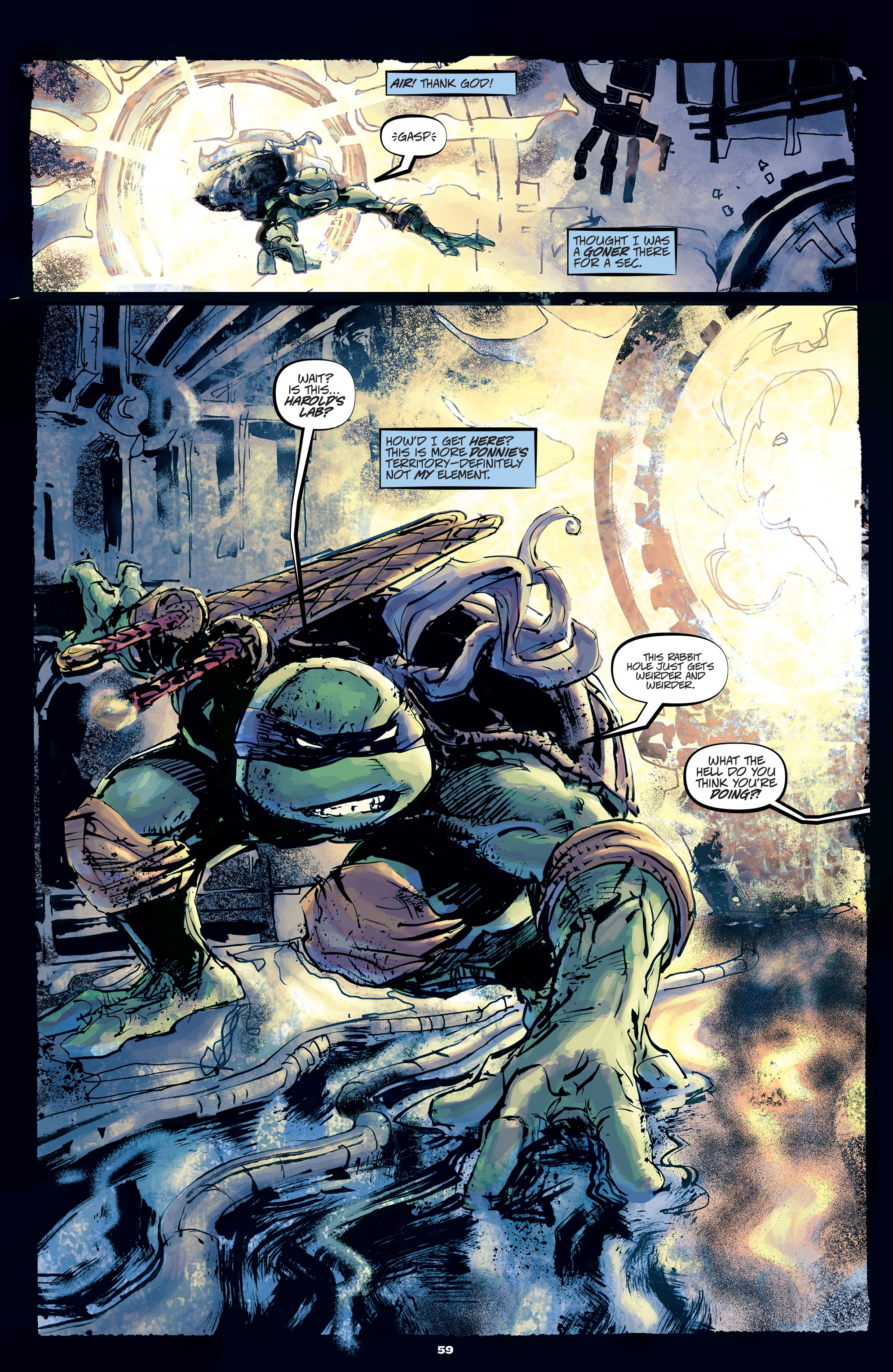 Read online Teenage Mutant Ninja Turtles Universe comic -  Issue # _Inside Out Director's Cut - 61