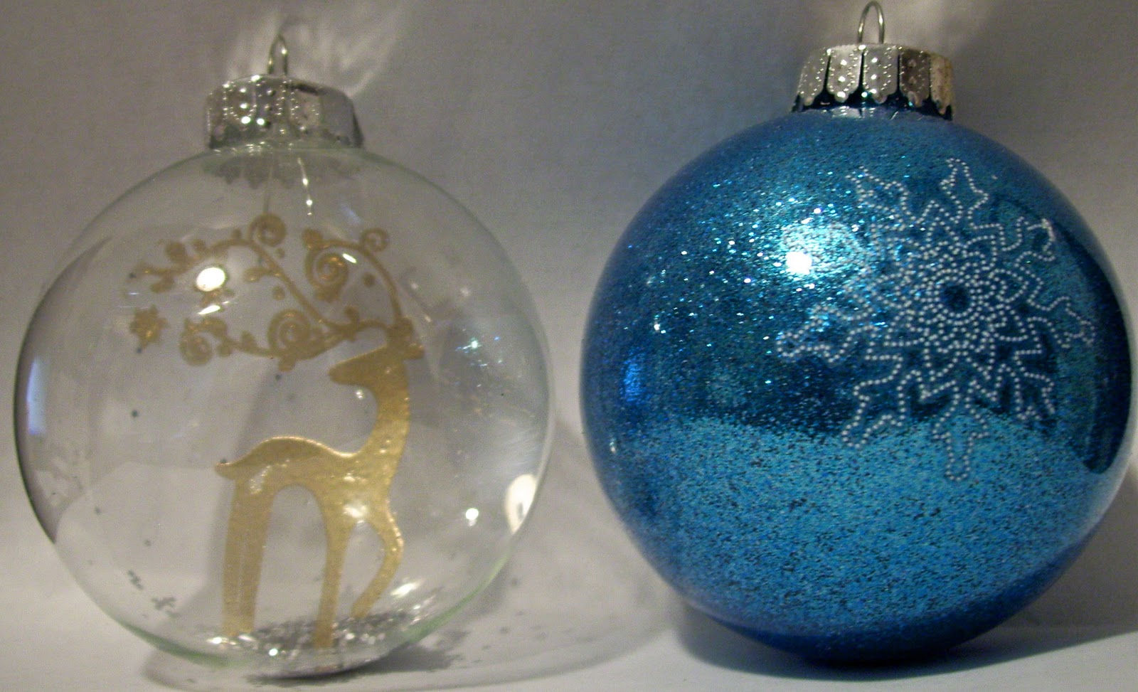 Crafty Maria's Stamping World Christmas Ornaments Two Kinds