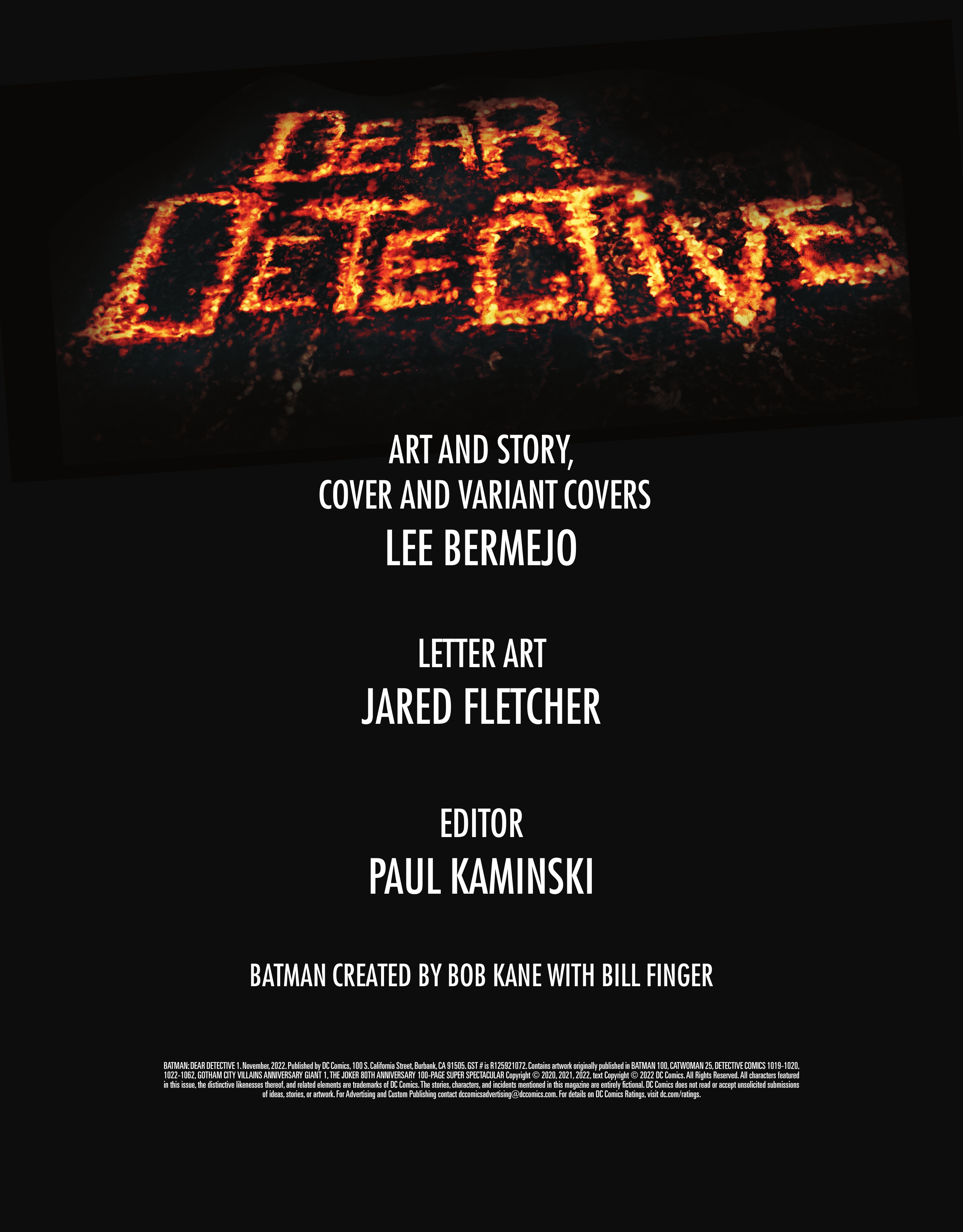 Read online Batman: Dear Detective comic -  Issue #1 - 3