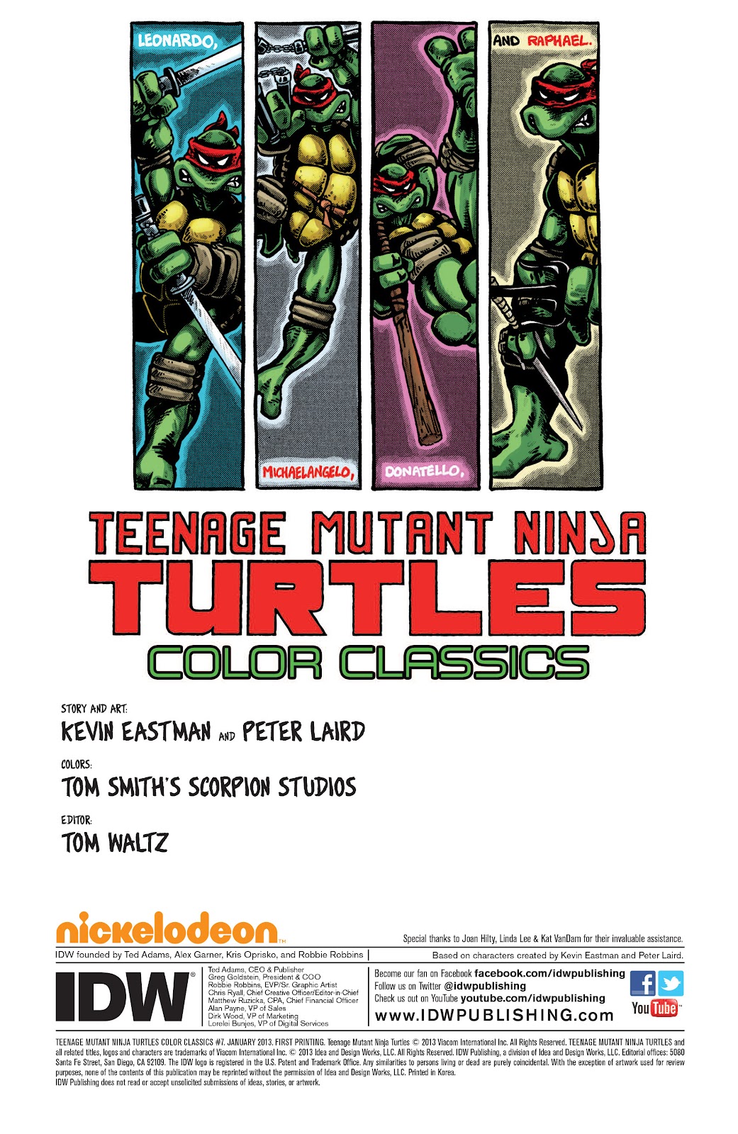 Teenage Mutant Ninja Turtles Color Classics (2012) issue 7 - Page 2