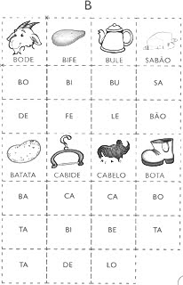 02 Jogos em PDF para baixar – Atividades sílabas  Atividades de  alfabetização, Atividades, Letra b