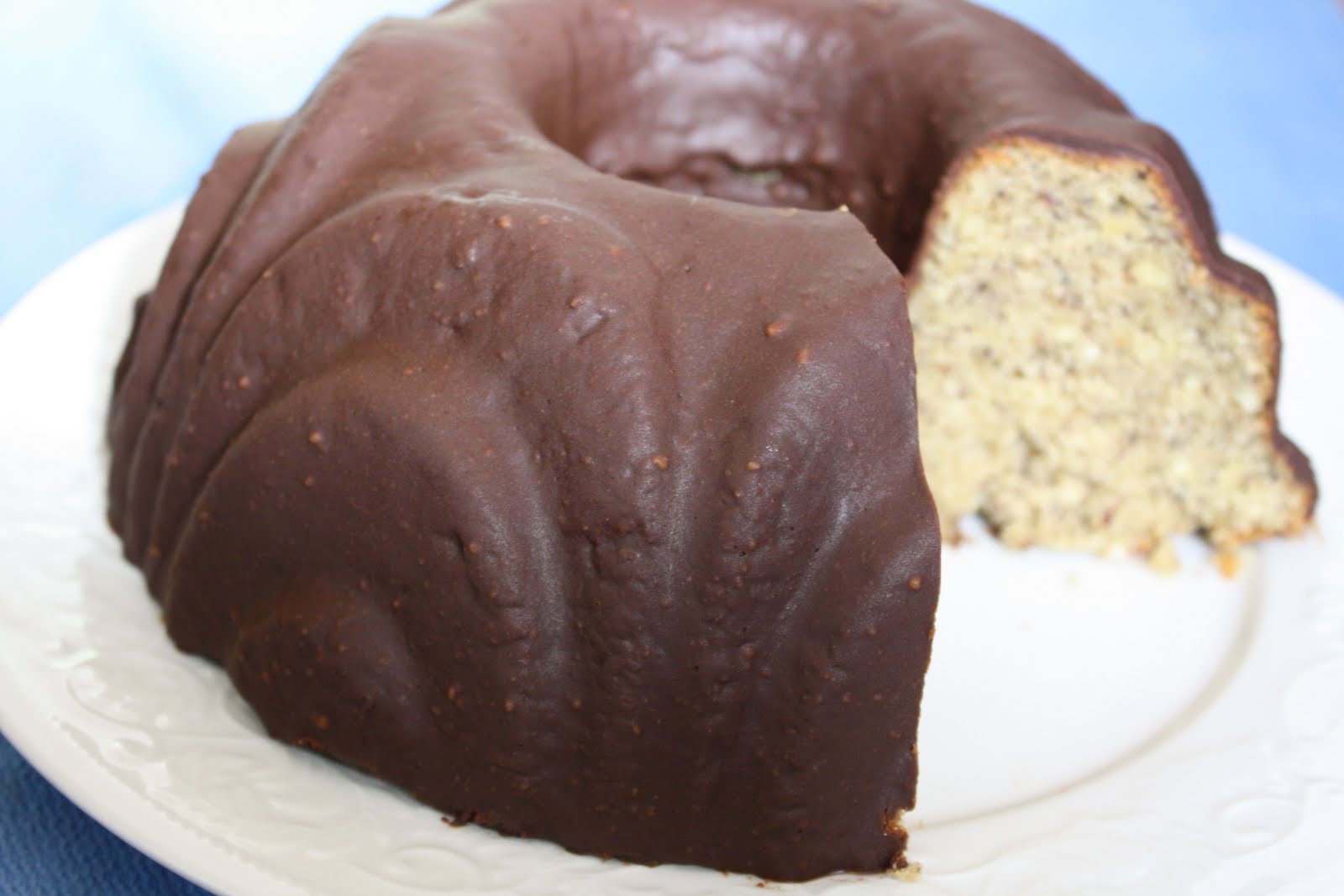 Verbena Pastries Chocolate Glazed Hazelnut Cake