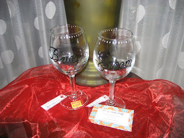 Hand Painted Toasting Glasses