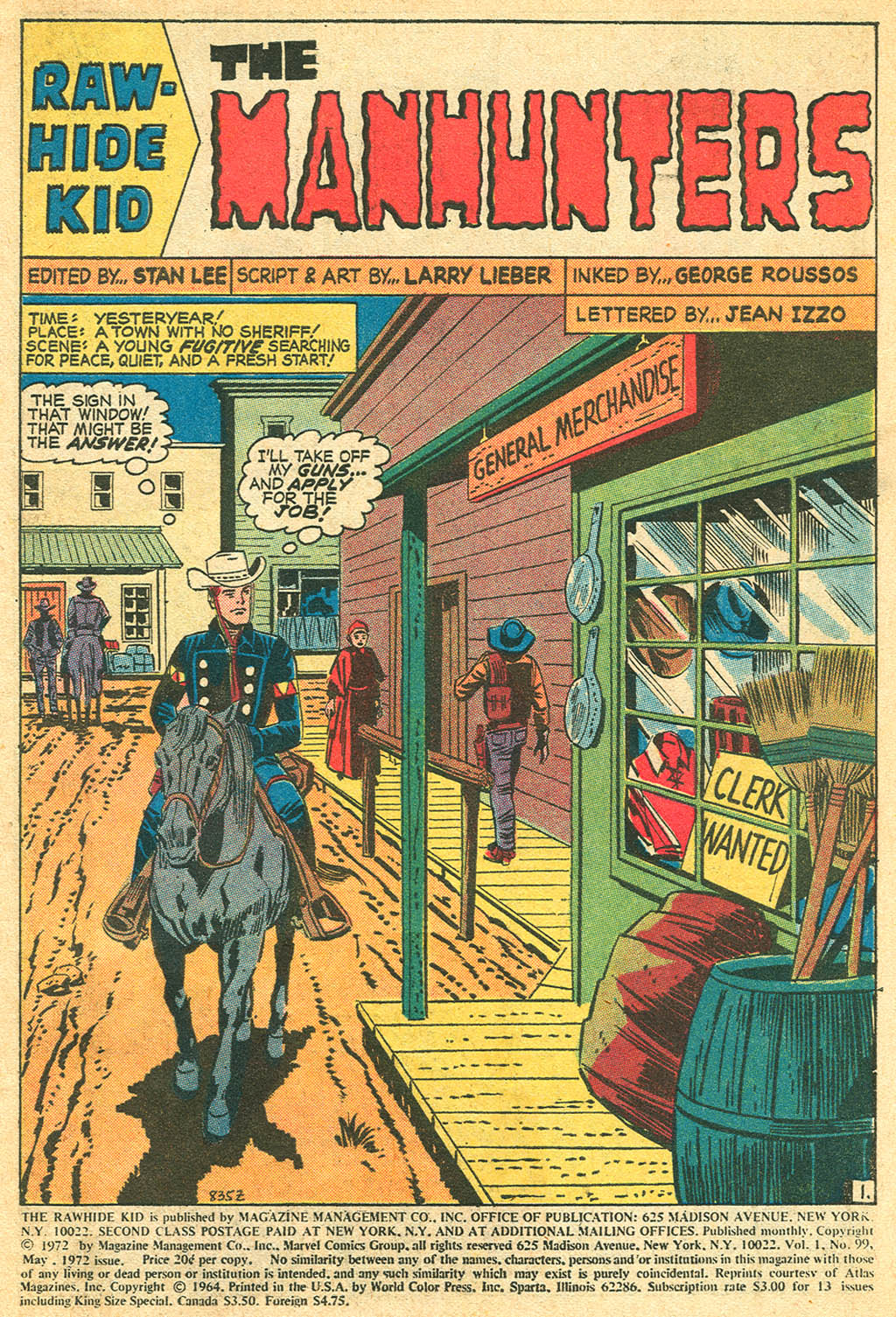 Read online The Rawhide Kid comic -  Issue #99 - 3