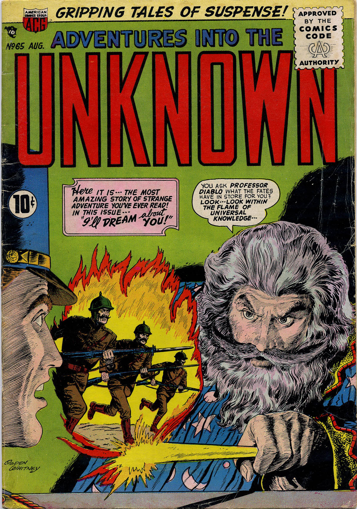 Read online Adventures Into The Unknown comic -  Issue #65 - 1