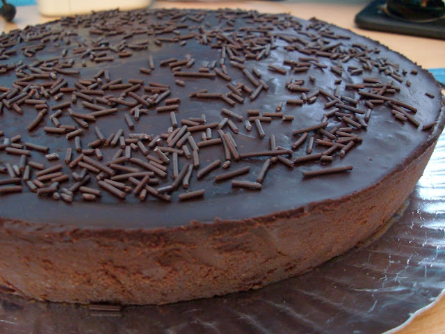  tarta de chocolate y coca-cola