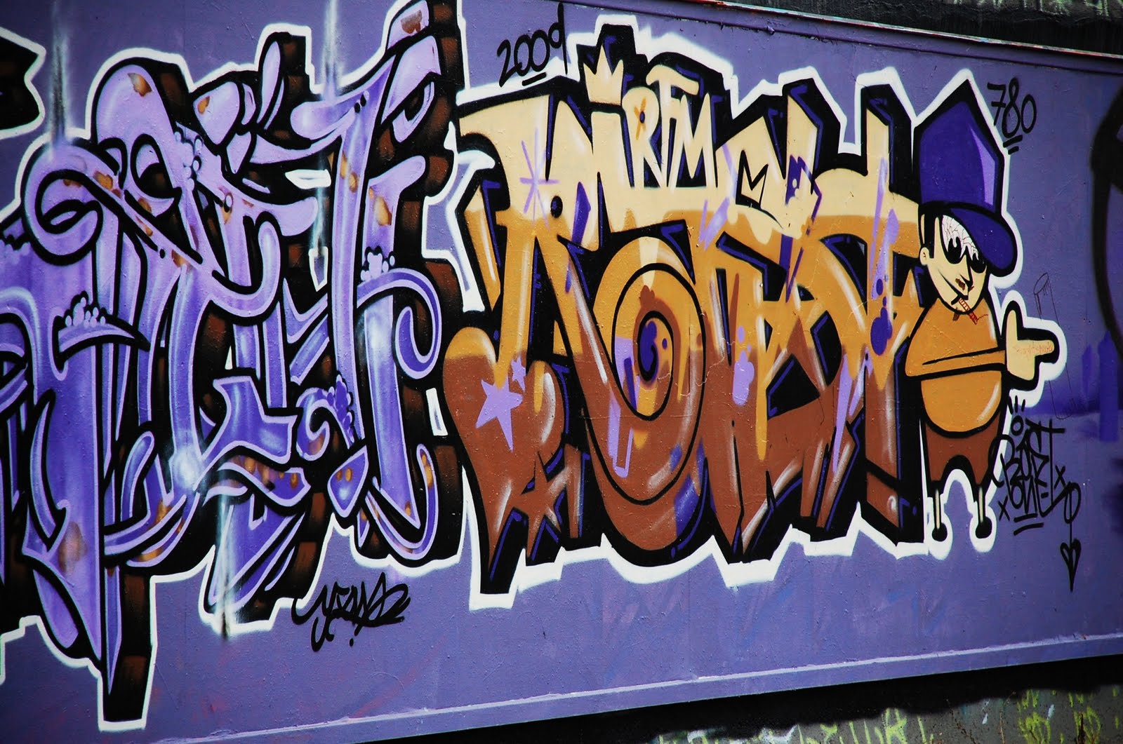 Edmonton Graffiti And with the spray of a can...