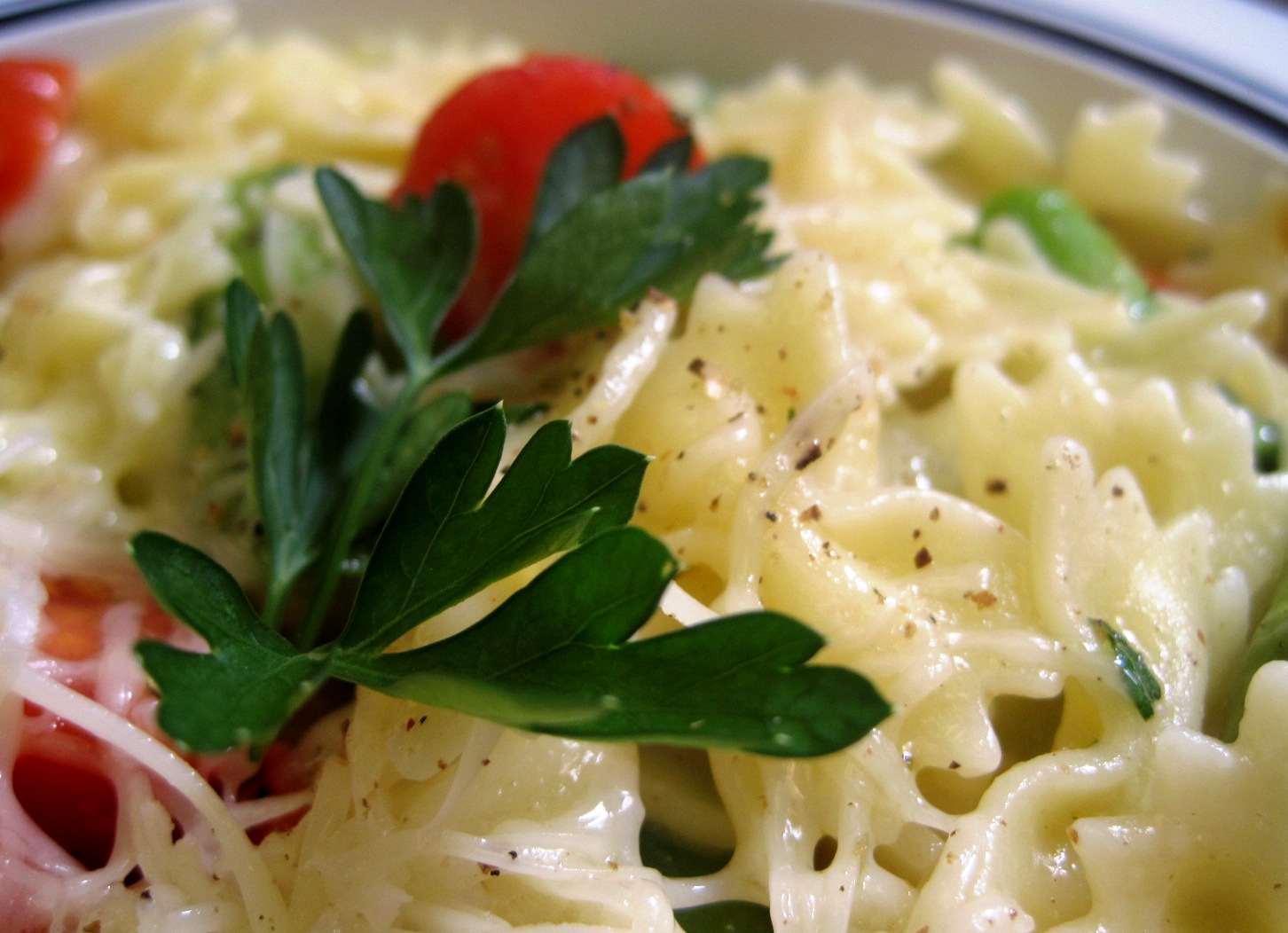 Little Blue Box Light And Mini Farfalle Pasta For Spring