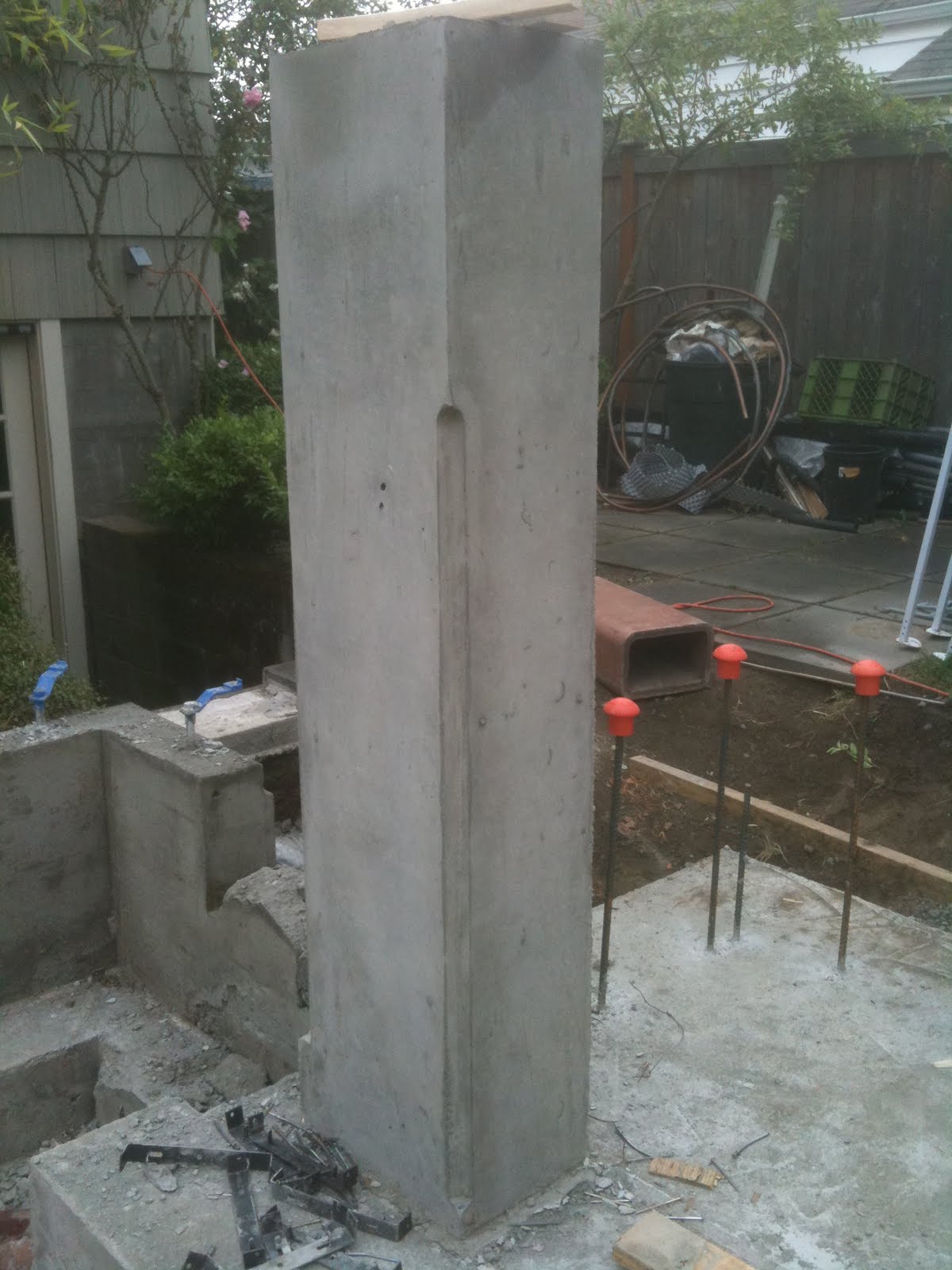 430 design/build: Week 4: Stem walls, concrete columns