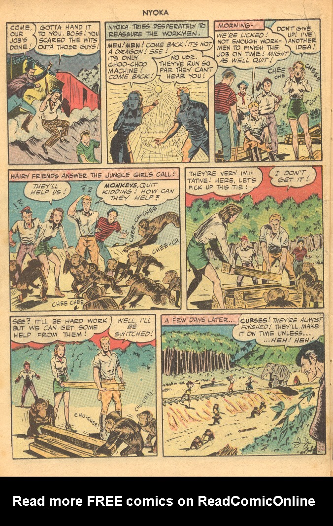 Read online Nyoka the Jungle Girl (1945) comic -  Issue #11 - 18