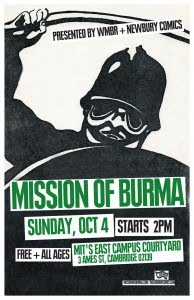 Eula Opens for Mission of Burma at MIT on October 4th