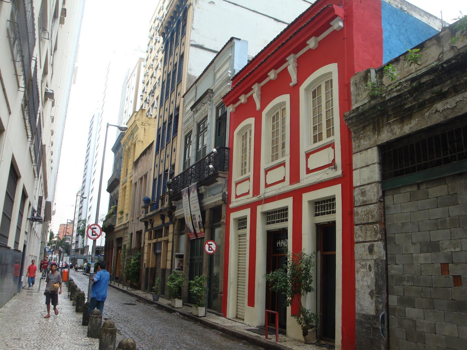 Viaje a Sudamérica: Rio de Janeiro: Centro: calles peatonales próximas ...