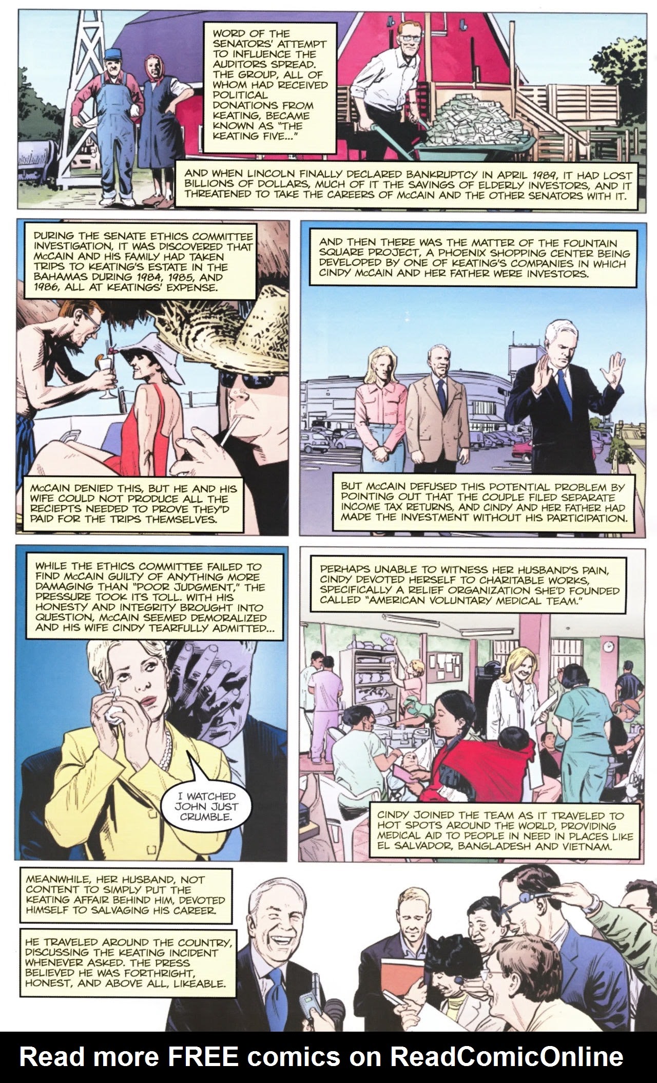 Read online Presidential Material: John McCain comic -  Issue # Full - 23