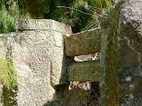 Part of the water channel and works below Gentle Annie Falls, Waterworks Reserve, Hobart, Yasmania - 16th February 2008