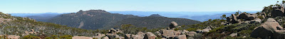 Panorama from Thark Ridge, Collins Bonnet in centre - 25th Oct 2007