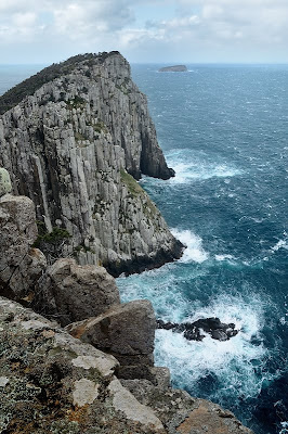 The Lanterns and The Candlestick from near the end of Cape Hauy, Hippolyte Rock beyond - 18th September 2010