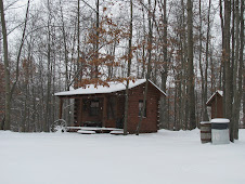 A winters day at the cabin.