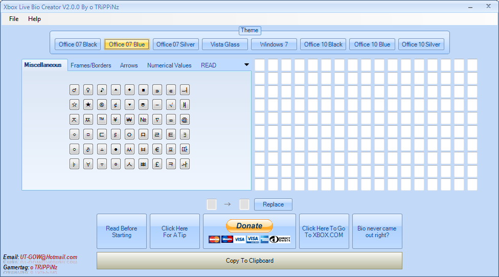 TRiPPiNz [RELEASE] Xbox Live Bio Creator V2.0.0