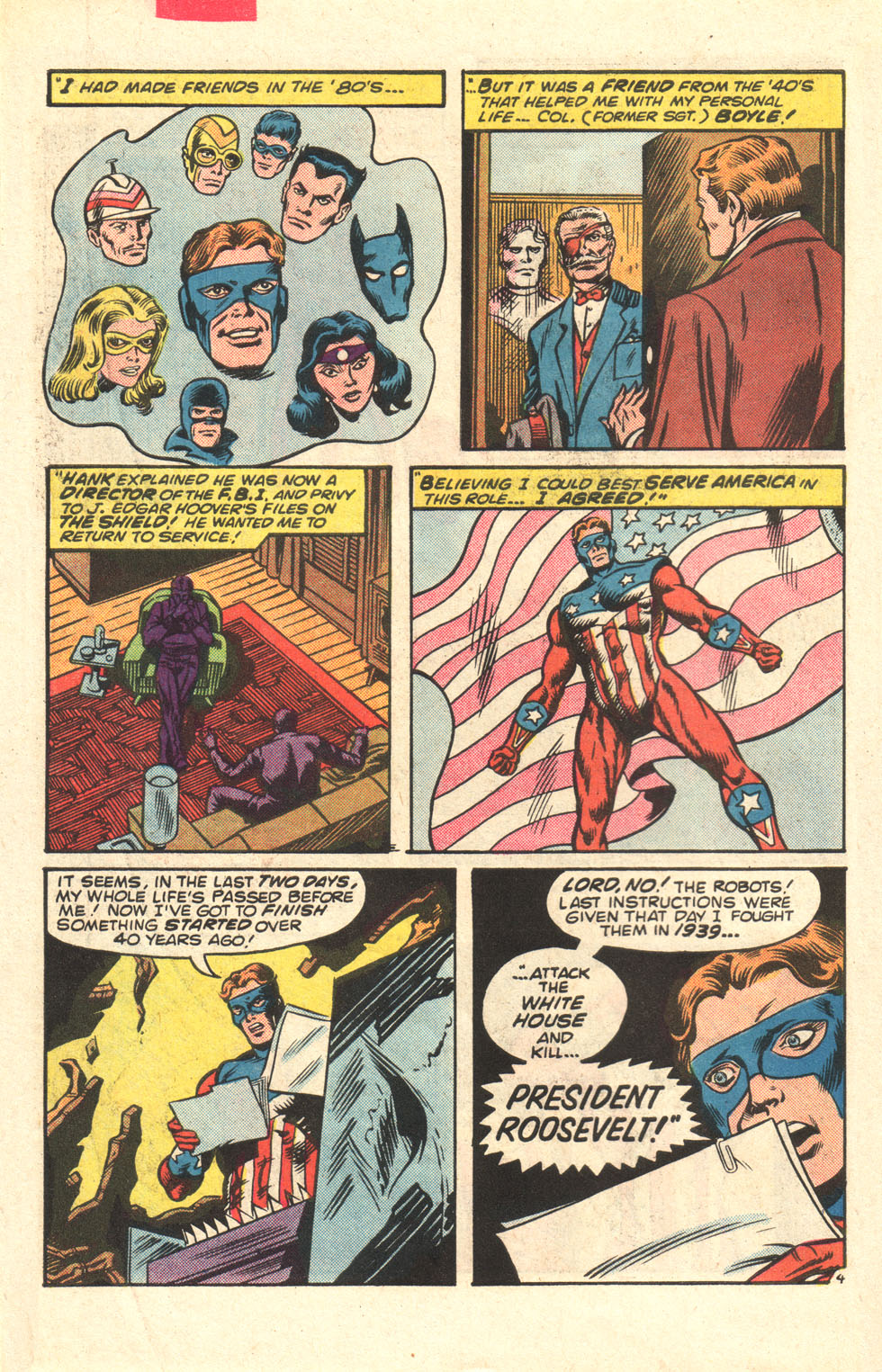 Read online The Original Shield comic -  Issue #3 - 6