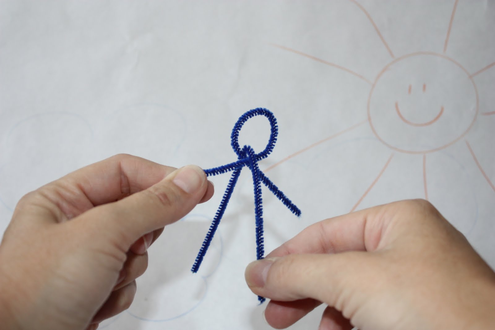 PaperTurtle Pipe Cleaner Man Tutorial {for Presley}
