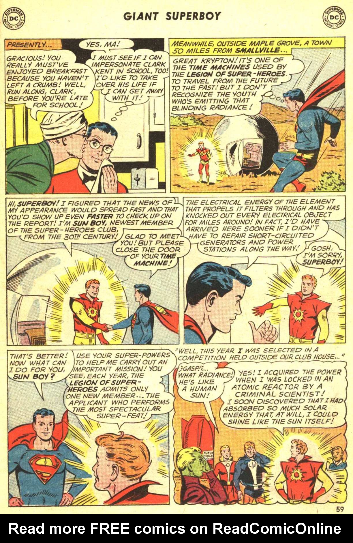 Read online Superboy (1949) comic -  Issue #147 - 55