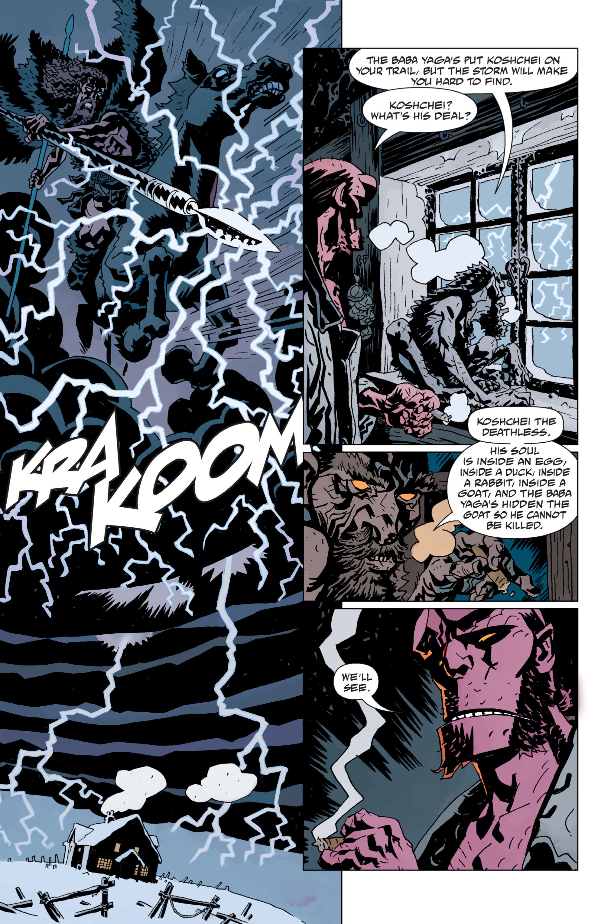 Read online Hellboy comic -  Issue #8 - 84