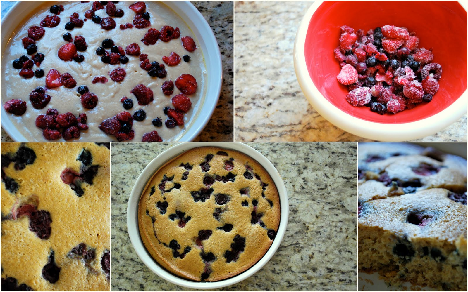 a kitchen with a view Berry Buttermilk Cake