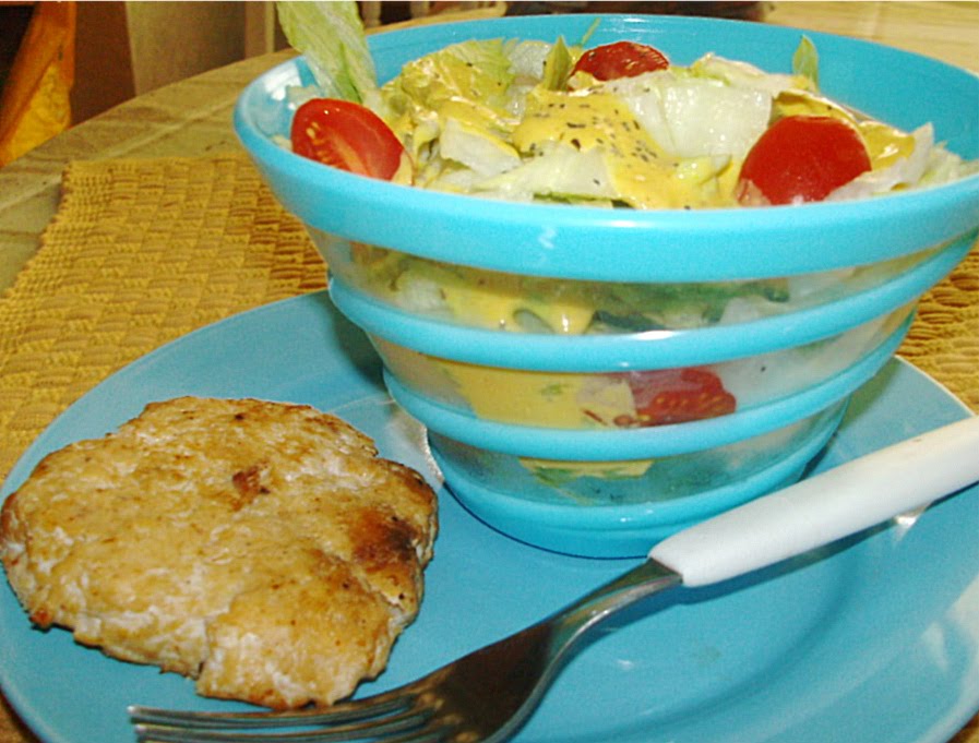 24/7 Low Carb Diner Chicken and Low Cal Honey Mustard Salad