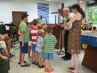 Lighting the Advent wreath