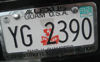 Guam license plate